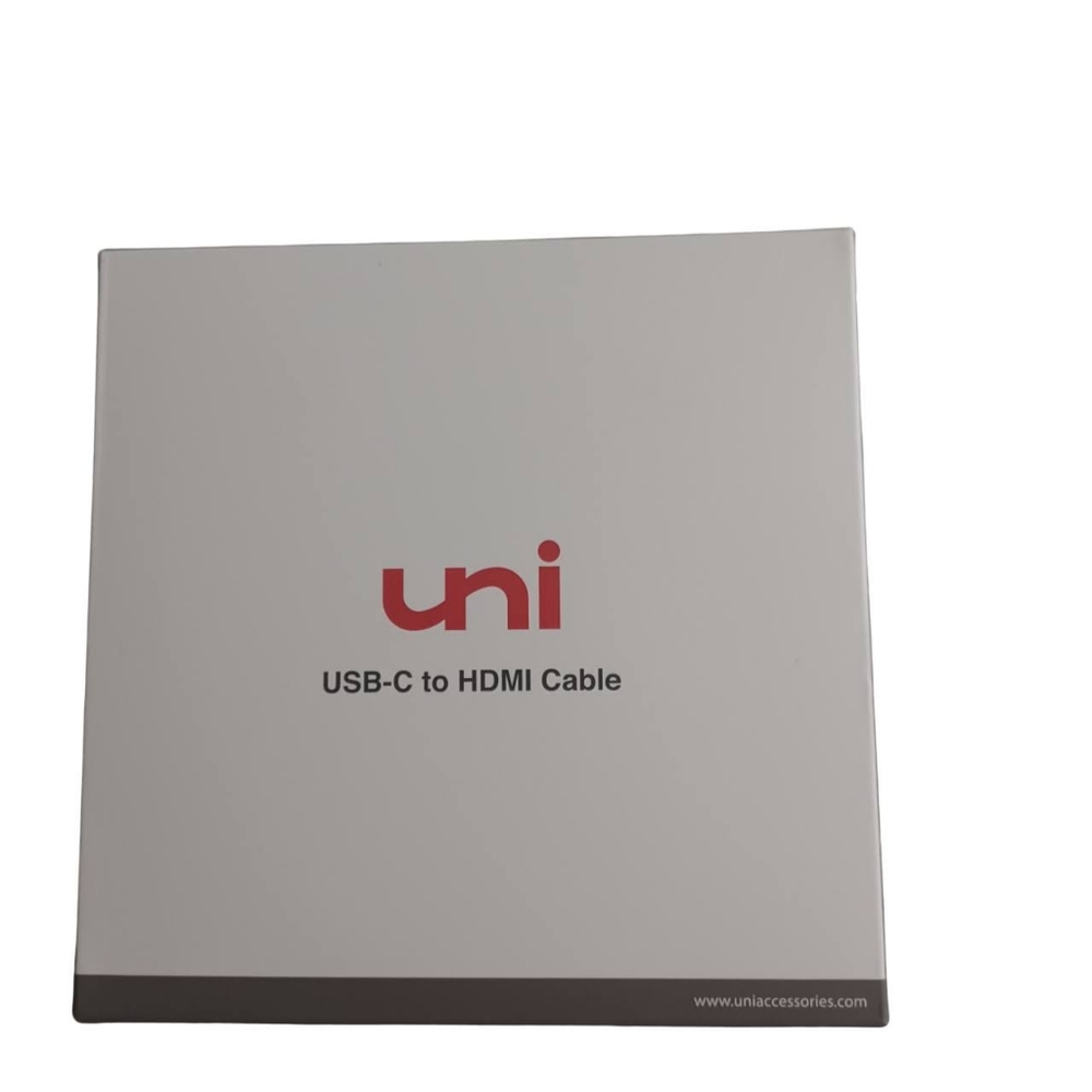UNI NEW USB-C To HDMI Cable With Box -4K -6 Feet -XPS 15